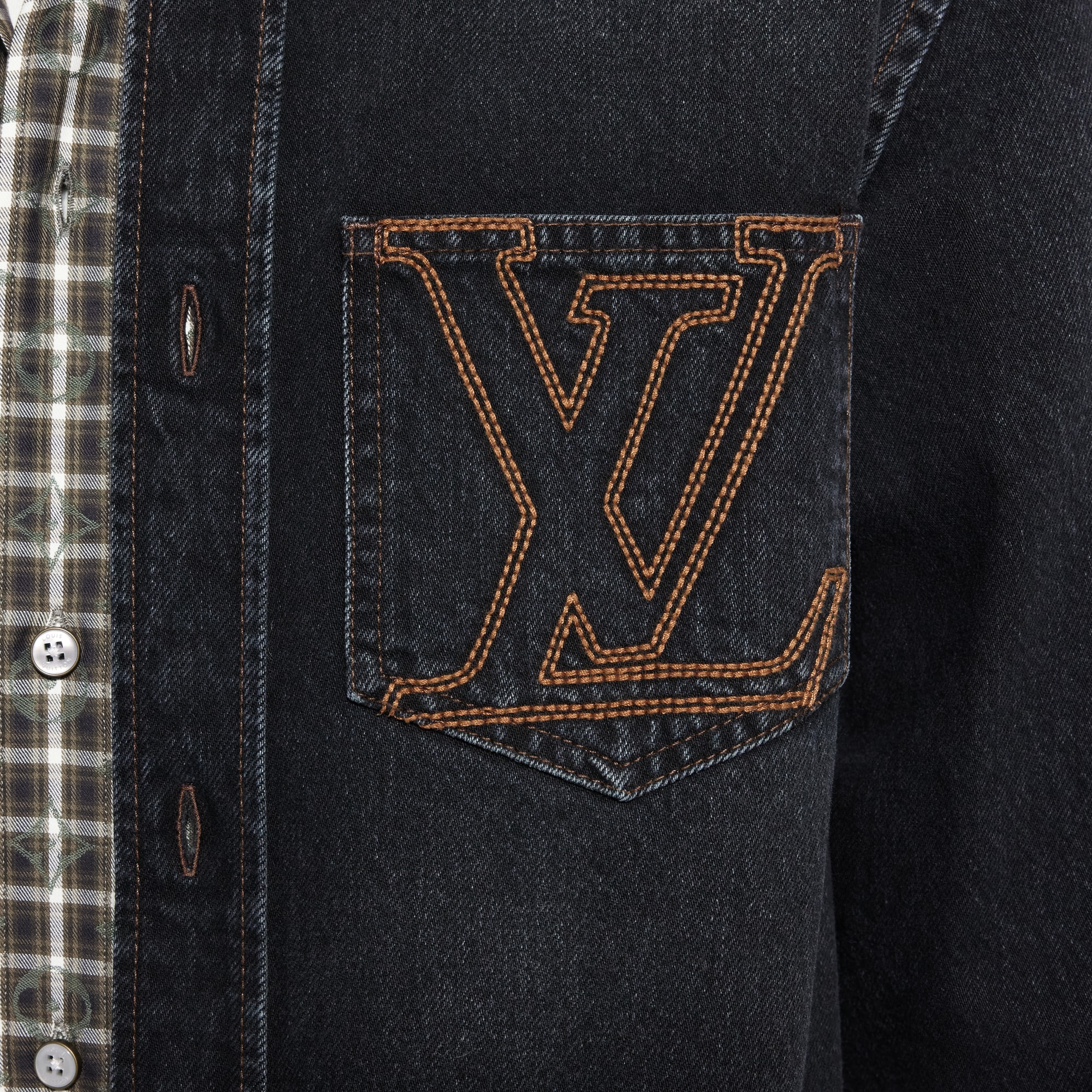 LV Long-Sleeved Denim Shirt - Men - Ready-to-Wear | LOUIS VUITTON ®
